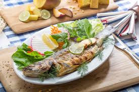 Grilled Wild Sea Bass