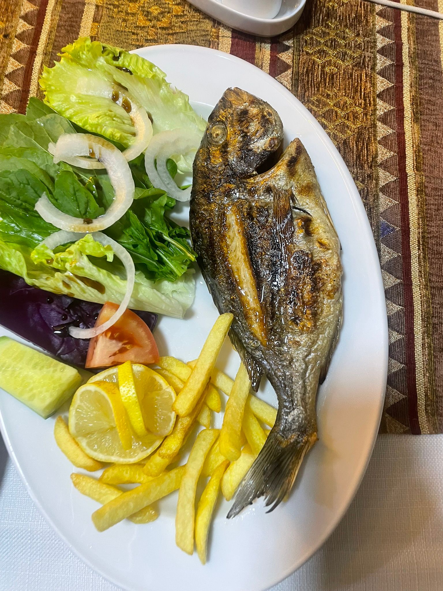 Grilled Sea Bream